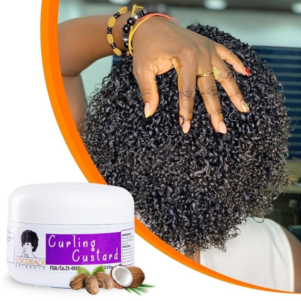 Coco Black Naturals Curling Custard 3pc Set